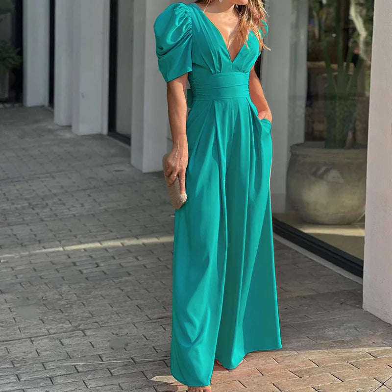 Evangeline - Elegant Long Jumpsuit