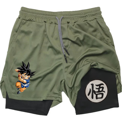 Alex – Summer Quick Dry Versatile Men's Anime Print Shorts