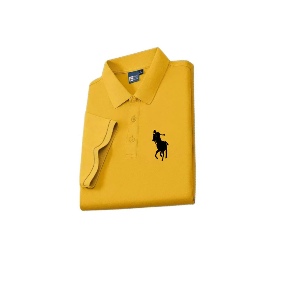 Samuel - Summer Breathable Solid Color Polo T-Shirt