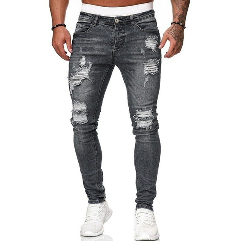 Travis – Men's Ripped Skinny Vintage Jeans