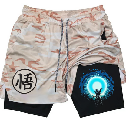 Alex – Summer Quick Dry Versatile Men's Anime Print Shorts