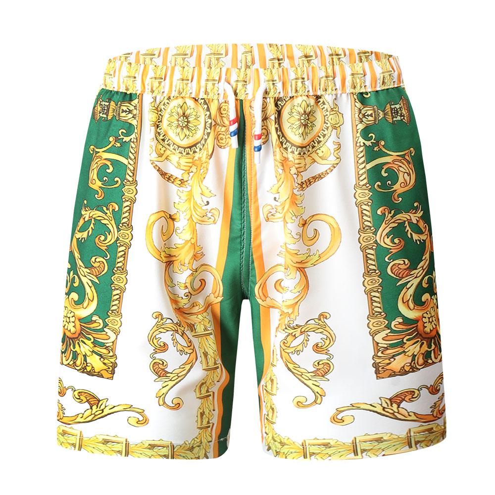 Julien – Men's Gold Luxury Quick Dry Beach Shorts