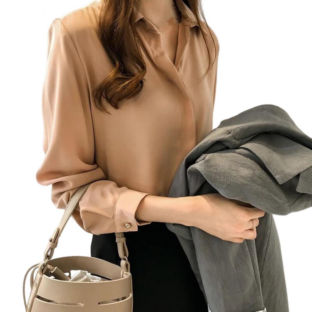 Alice – Long Sleeve Office Blouse