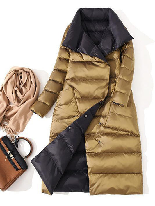 Charlotte - Women's Double-Sided Long Down Jacket