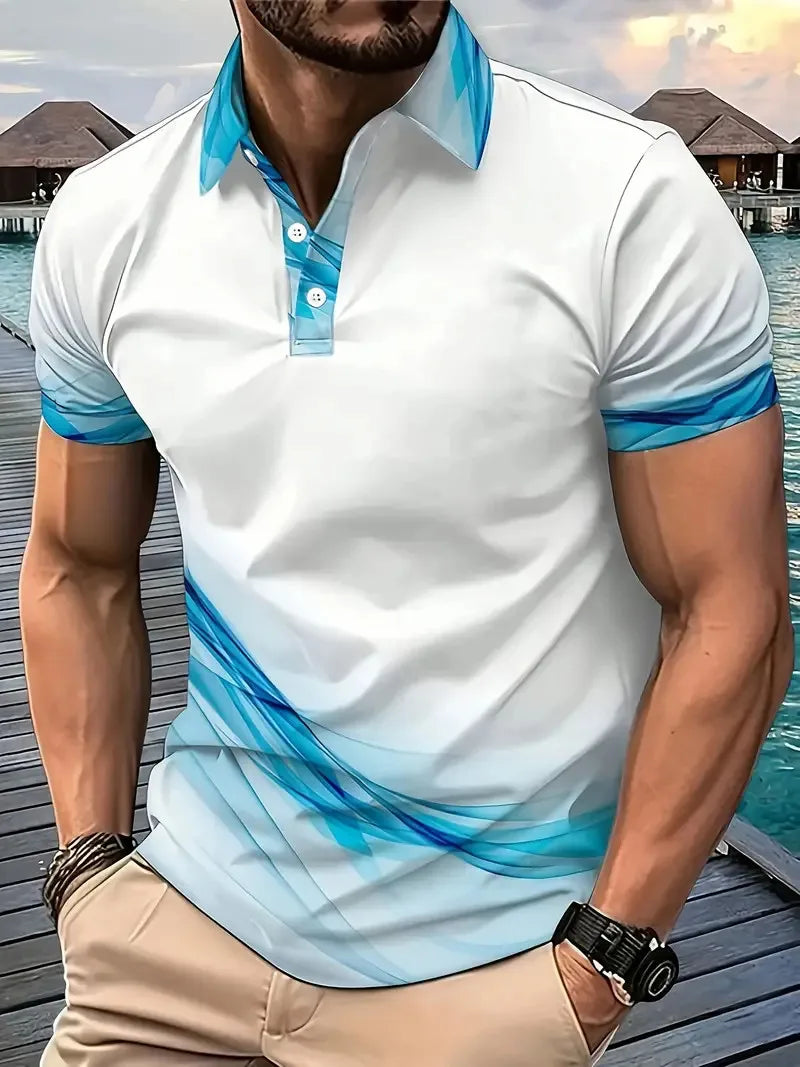 Brandon - Men's Breathable Sports Polo Shirt