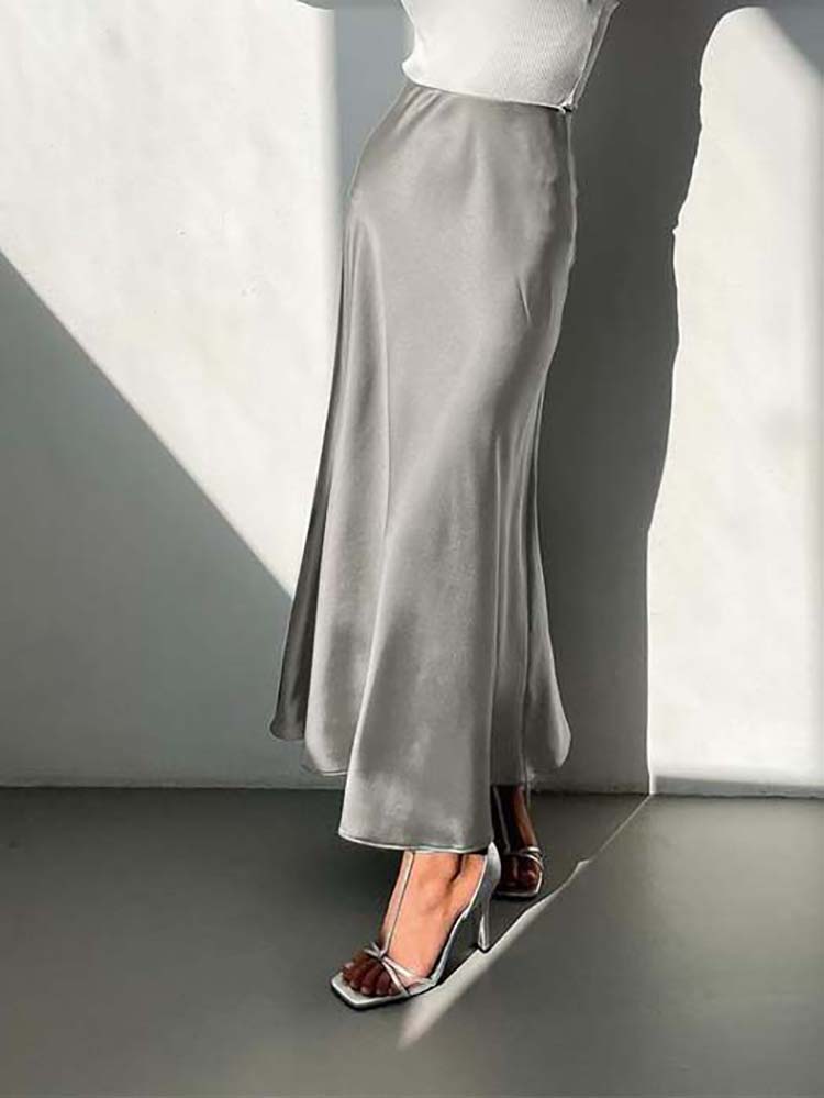 Alina - Satin Skirt