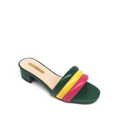 Jessamine - Vibrant Mid-Heel Slippers for Women