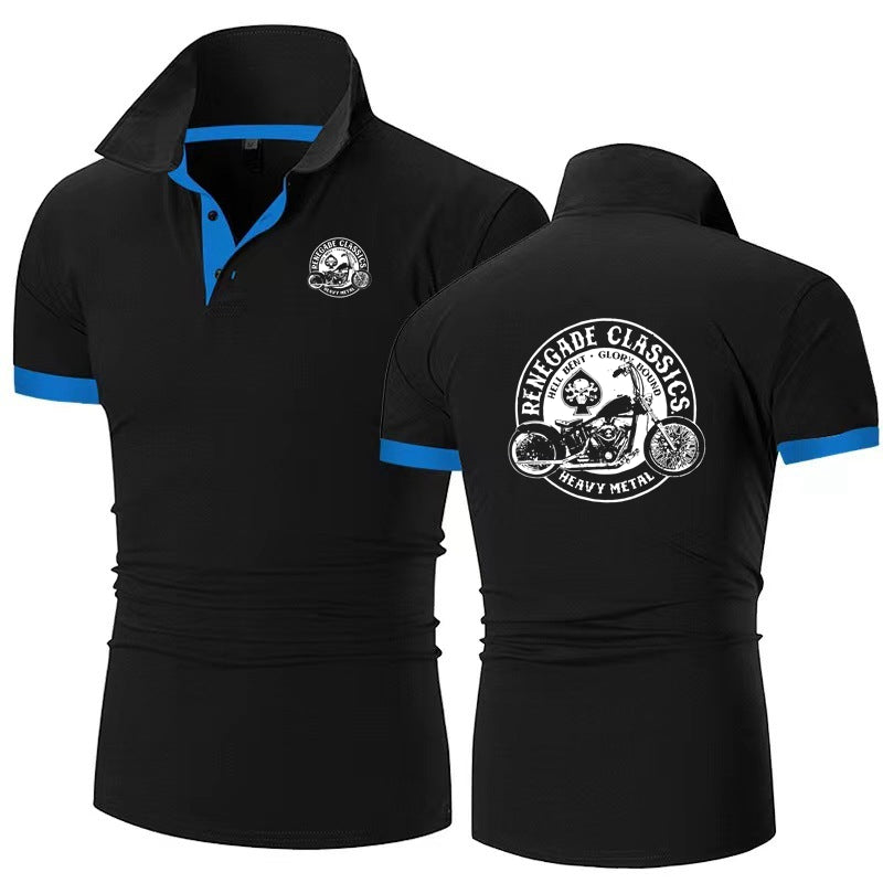 Axel – Men's Retro Motorcycle Polo Shirt