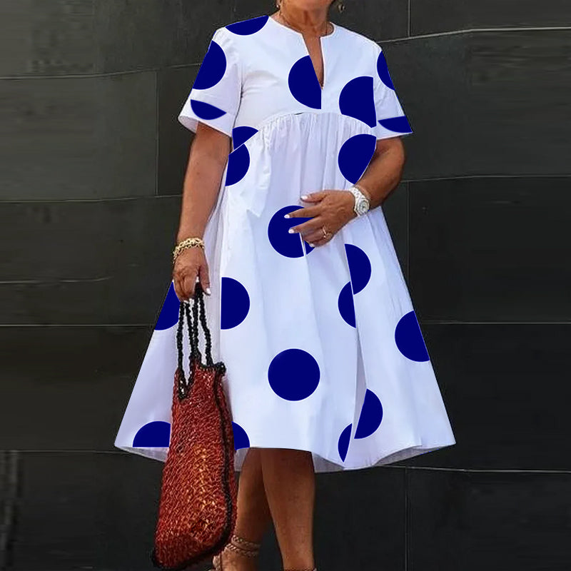 Victoria – Bohemian Polka Dot Summer Dress