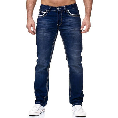 Maxwell - Men's Straight Denim Casual Pants