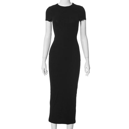 Bianca - Trendy Knit Bodycon Midi Dress for Women