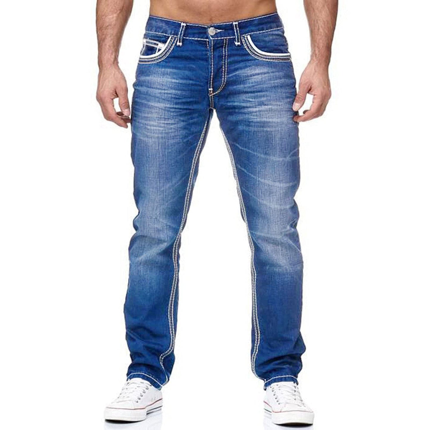 Maxwell - Men's Straight Denim Casual Pants