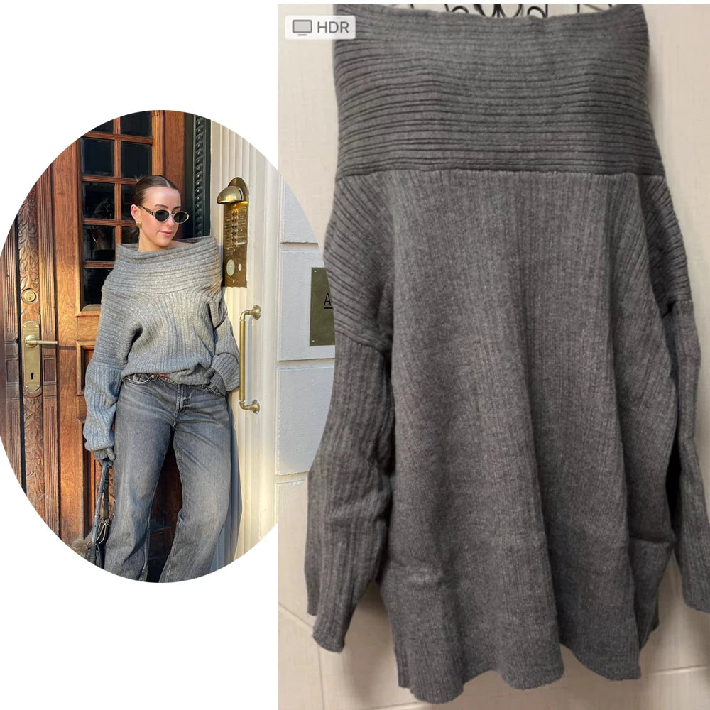 Zephyra - Cozy Oversized Sweater for Women