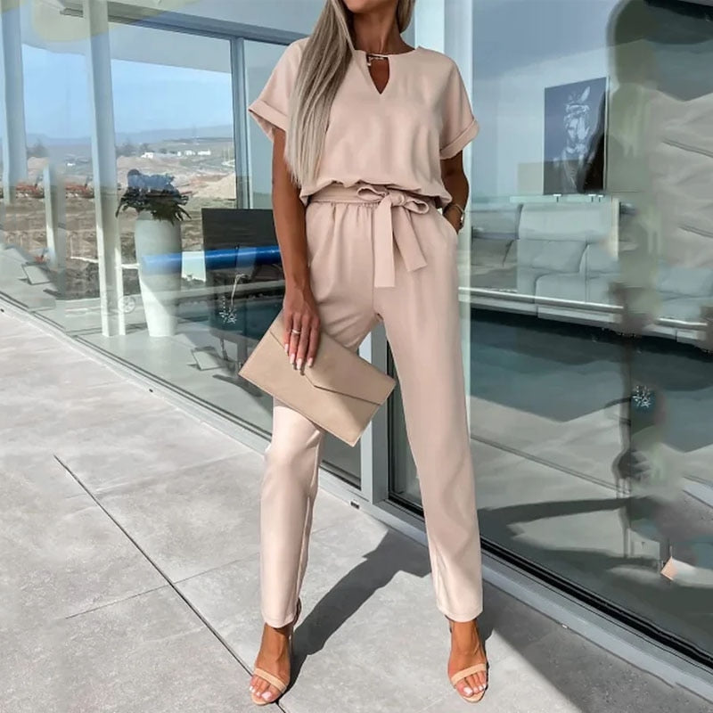 Ariana - Short Sleeve Jumpsuit