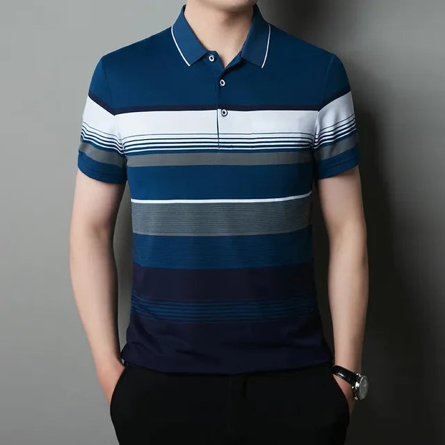 William - Men's Summer Striped Polo Shirt