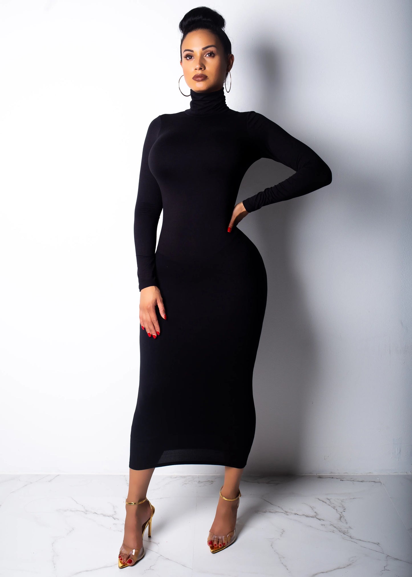 Claribel - Chic Slim Long-Sleeved Dress for Women