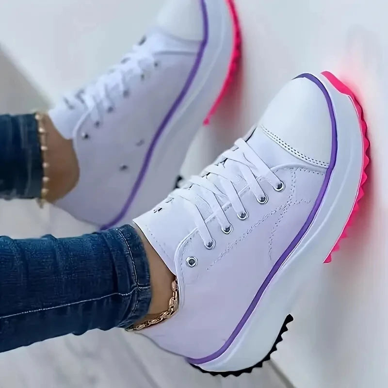 Viviana - Trendy Lace-Up Sneakers for Women