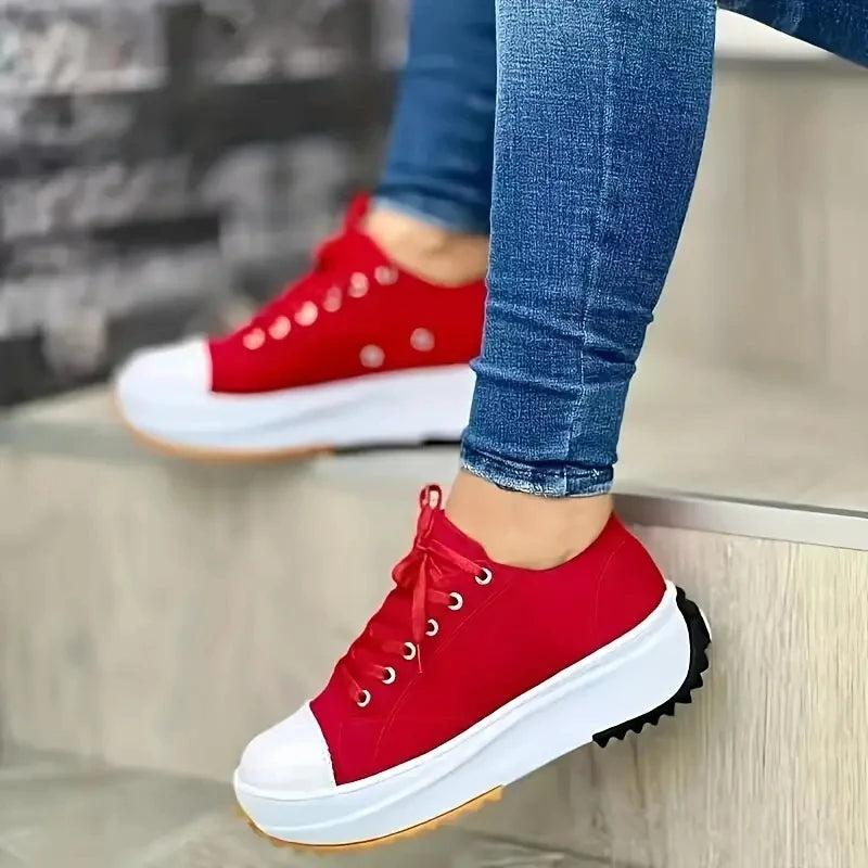 Viviana - Trendy Lace-Up Sneakers for Women