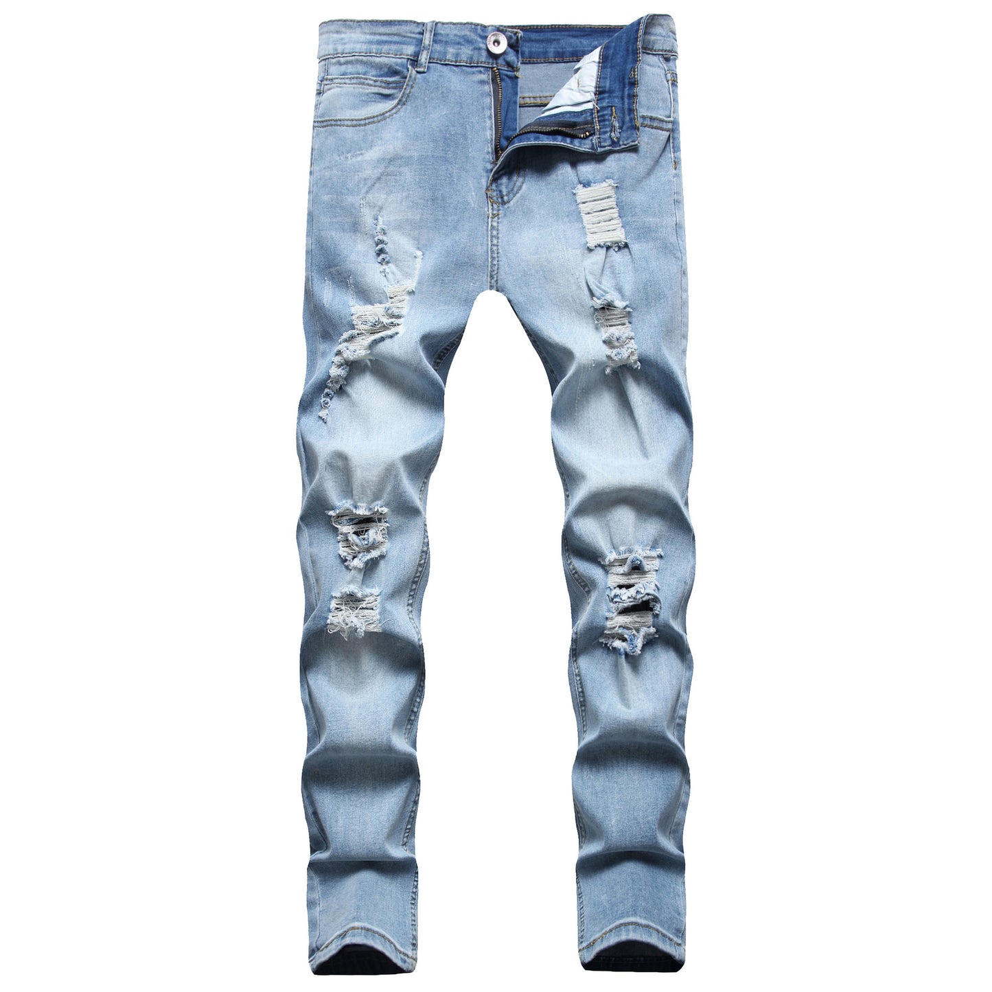 Jacob – Men's Distressed Slim Fit Jeans