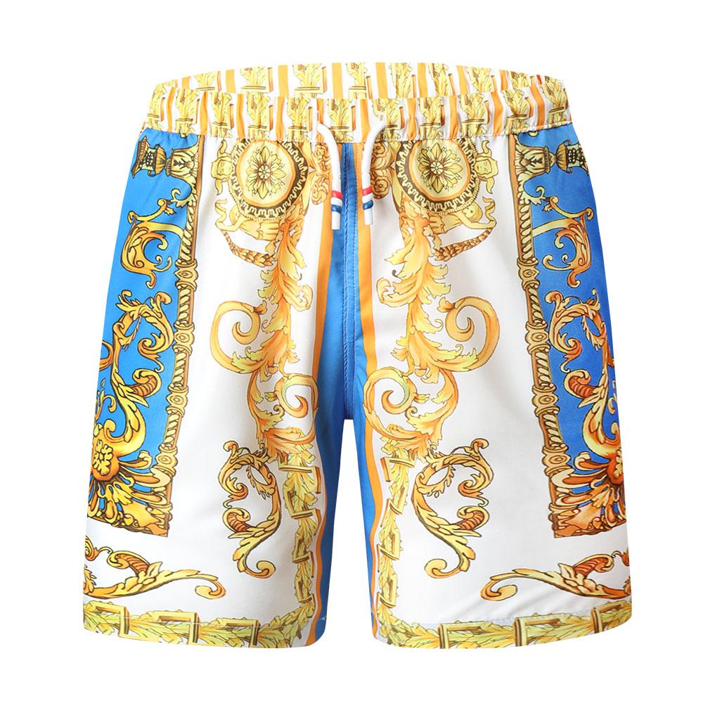 Julien – Men's Gold Luxury Quick Dry Beach Shorts