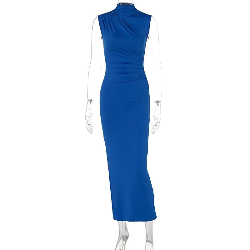 Zephyra - Sleek High Waist Sleeveless Dress for Women