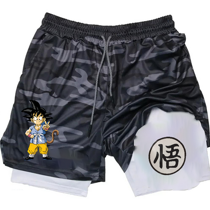 Alex – Summer Quick Dry Versatile Men's Anime Print Shorts