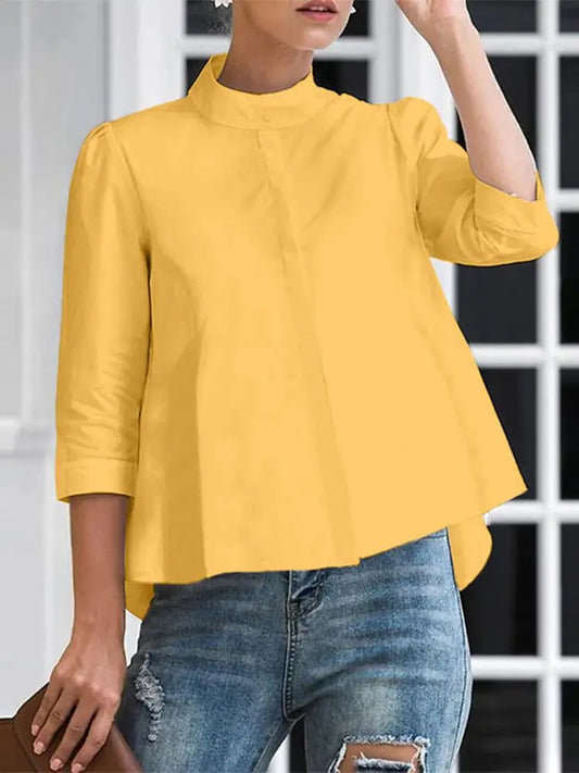 Veronica - Chic 3/4 Sleeve Casual Blouse for Women