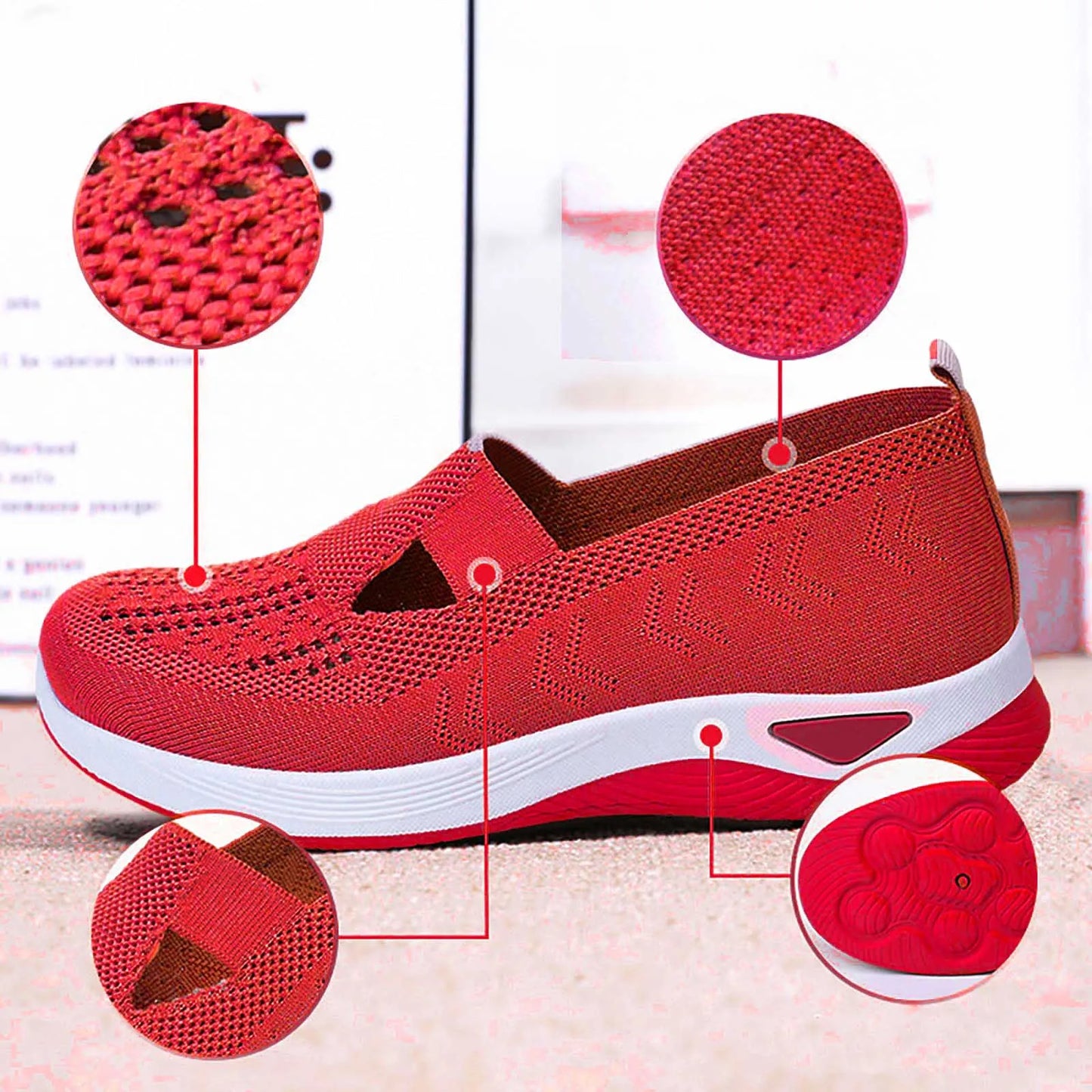 Aurelia - Lightweight Breathable Walking Shoes for Women