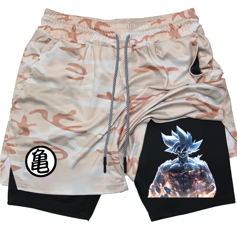 Alex – Summer Quick Dry Versatile Men's Anime Print Shorts