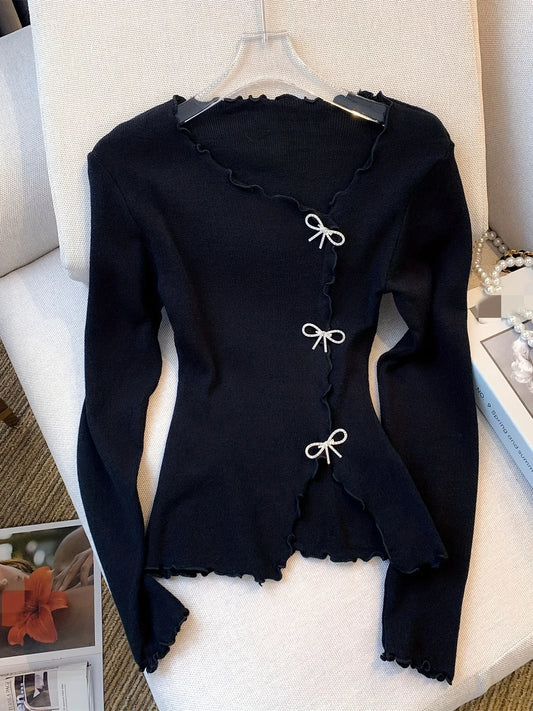 Adelina - Charming Bowknot Sweater for Women