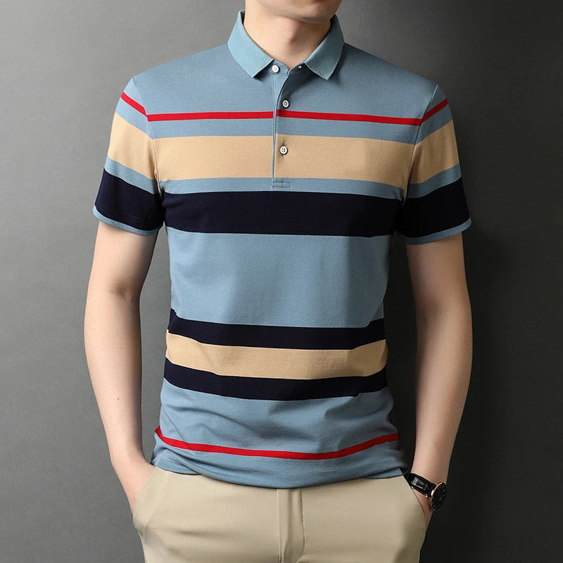 William - Men's Summer Striped Polo Shirt