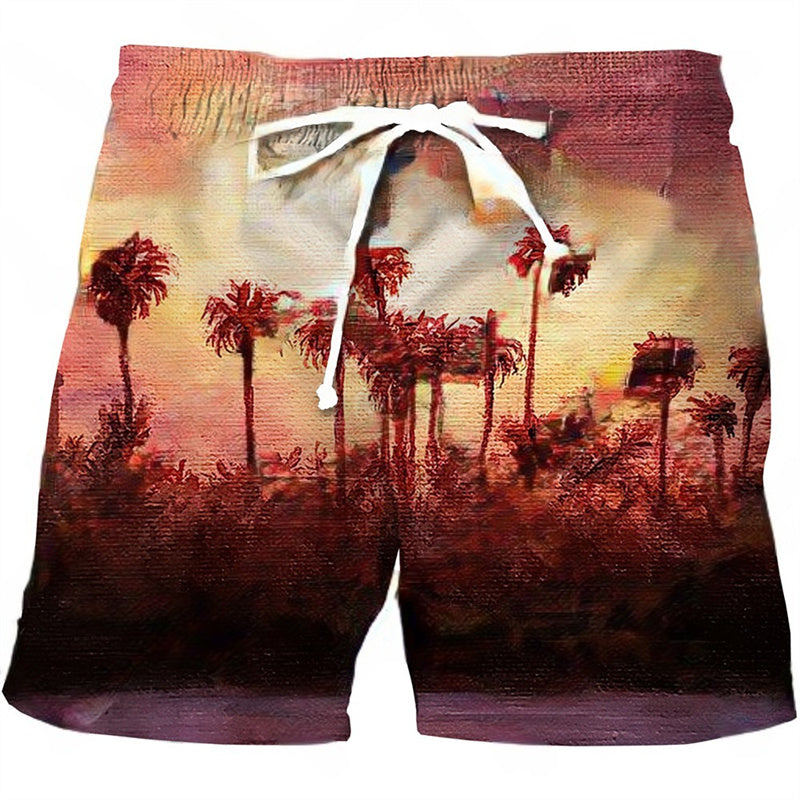 Leo – Men's 3D Printed Hawaii Beach Shorts