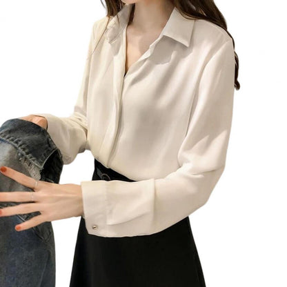 Alice – Long Sleeve Office Blouse