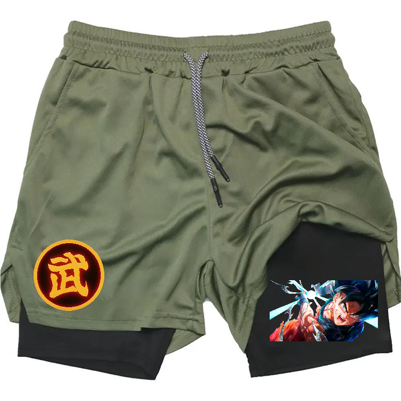 Alex – Summer Quick Dry Versatile Men's Anime Print Shorts