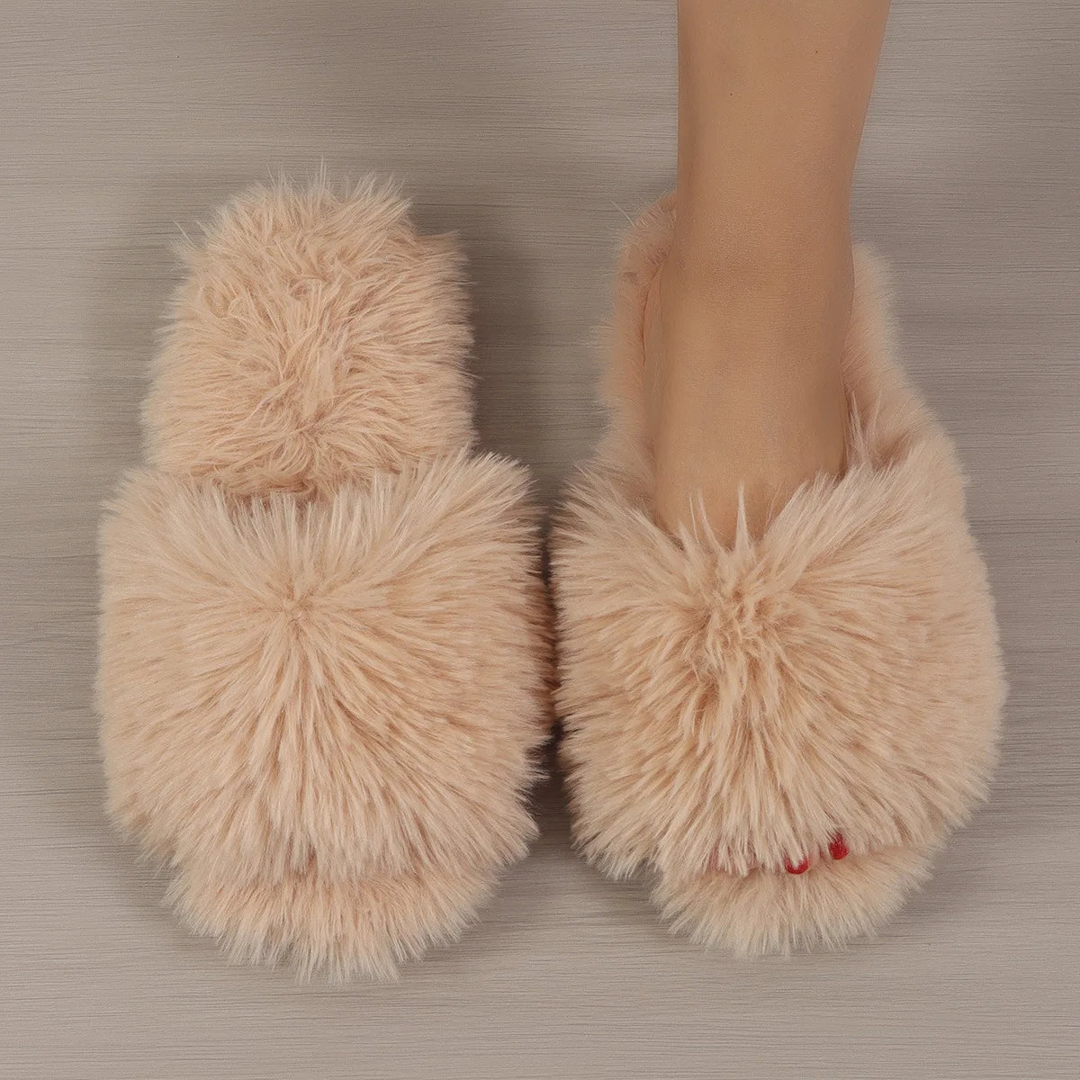 Ella – Autumn and Winter Plush Indoor Slippers for Women