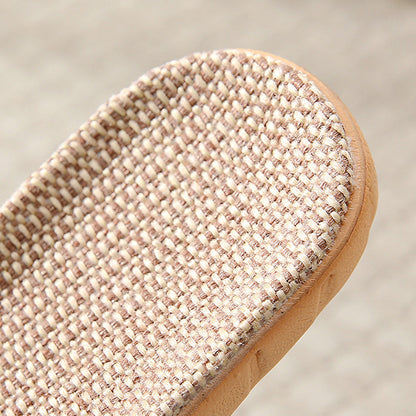 Sophia – Spring and Summer Non-Slip Striped Linen Slippers