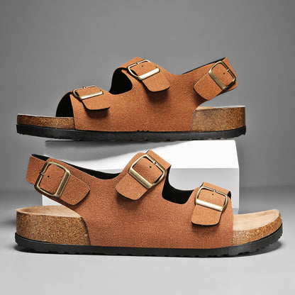 Leander - Stylish Double Strap Sandals for Men