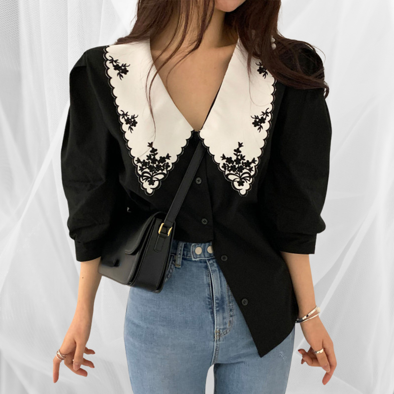 Laura – Embroidery Lace Blouse