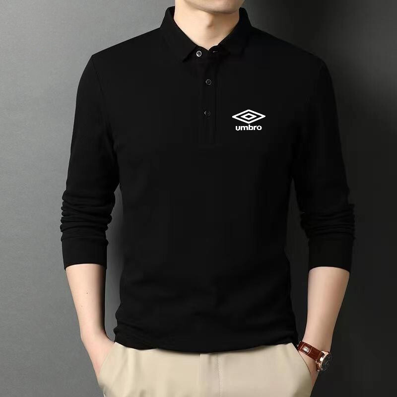 Adrian – Men's Long Sleeve Business Polo Shirt