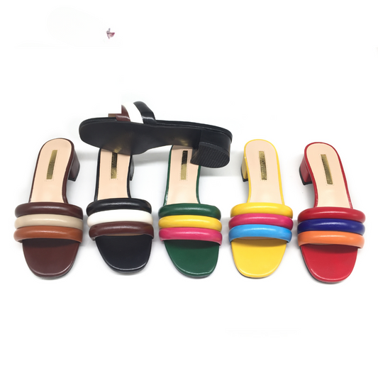 Jessamine - Vibrant Mid-Heel Slippers for Women