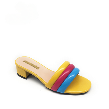 Jessamine - Vibrant Mid-Heel Slippers for Women