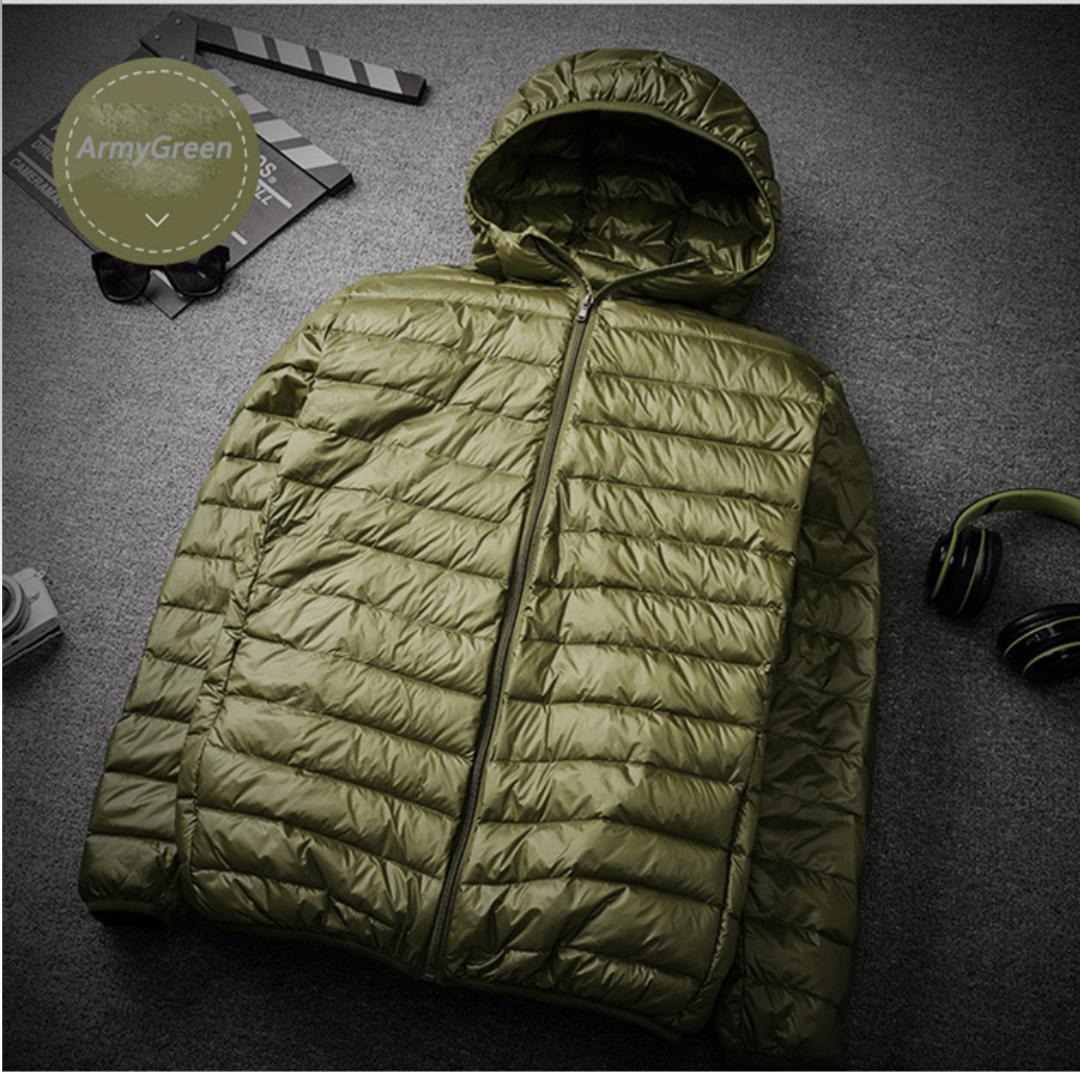 Grayson - Men's Ultralight White Duck Down Jacket