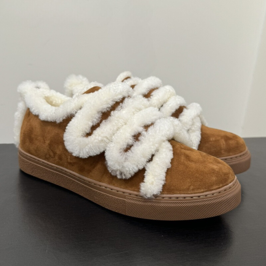 Natalie – Women's Winter Fluffy Platform Sneakers