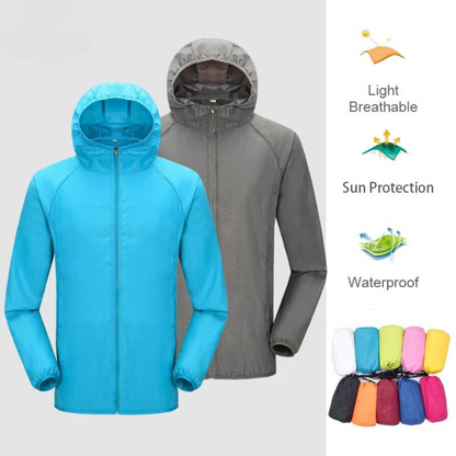 Zoe - Lightweight Waterproof Windbreaker for Men and Women