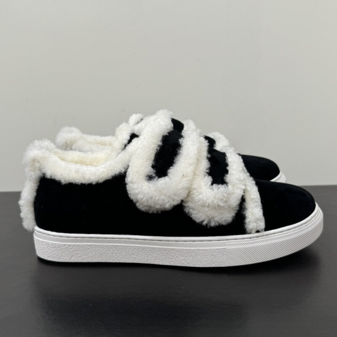 Natalie – Women's Winter Fluffy Platform Sneakers