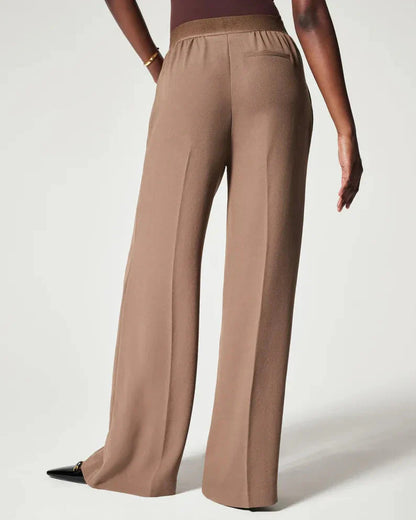 Grace - Wide Leg Pleated Pants