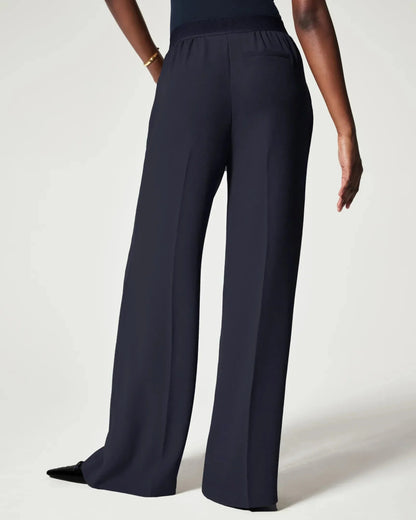 Grace - Wide Leg Pleated Pants