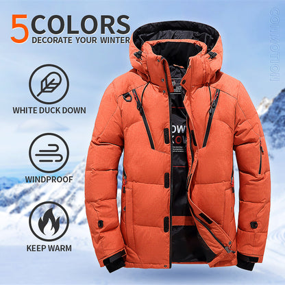 Ryan - Men's Hooded Winter Down Jacket