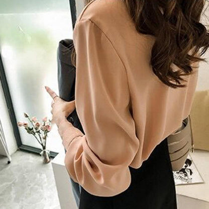 Alice – Long Sleeve Office Blouse