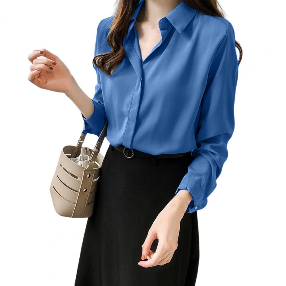 Alice – Long Sleeve Office Blouse